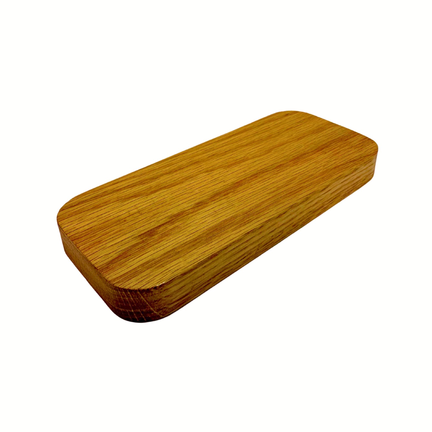 Tech Fusion Products Catch All Desk Tray 19cm x 8.5cm x 2cm, Solid White Oak, Thin Felt Lining