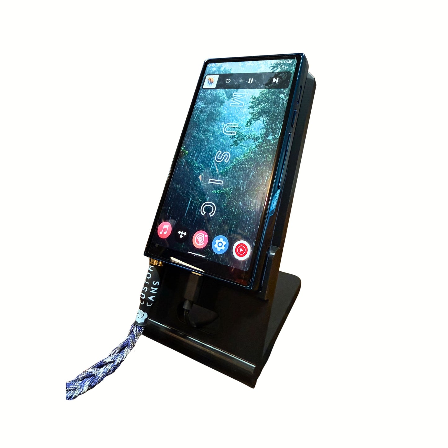 Tech Fusion Products Digital Audio Player Desk Stand for Hiby R8II - Premium 3D Printed Design With Weighted Base