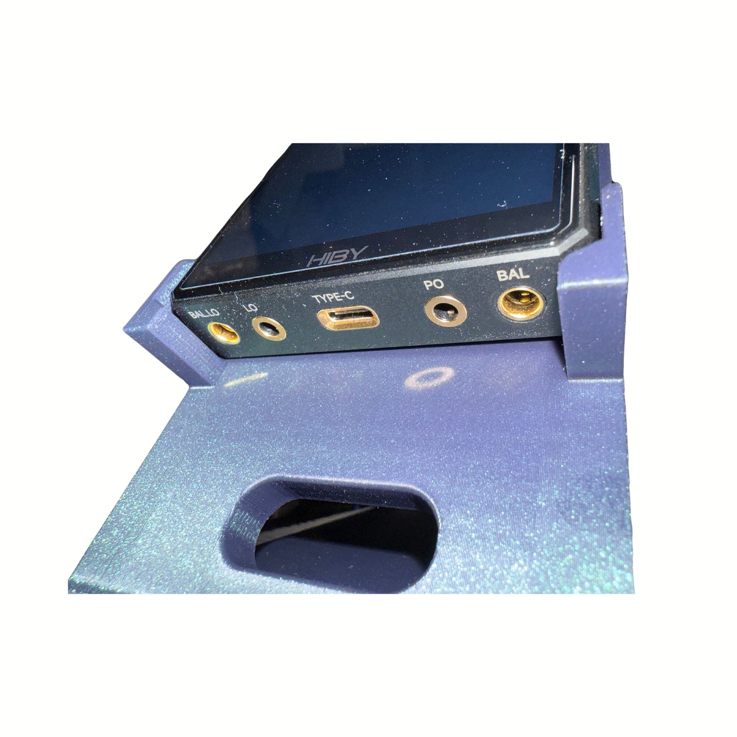 Tech Fusion Products Digital Audio Player Desk Stand for Hiby R6 Gen III - Premium 3D Printed Design With Weighted Base