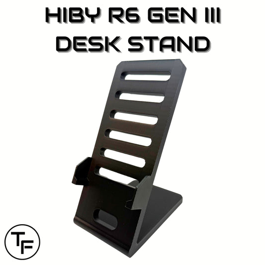 Tech Fusion Products Digital Audio Player Desk Stand for Hiby R6 Gen III - Premium 3D Printed Design With Weighted Base